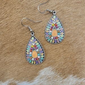 Bohemian Chic Teardrop Earrings